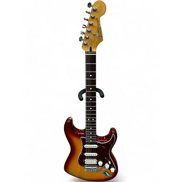 Used 2010 Fender STD STRAT HSS SUNSET BURST Solid Body Electric Guitar