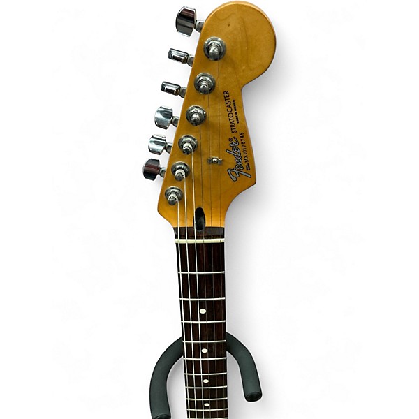 Used 2010 Fender STD STRAT HSS SUNSET BURST Solid Body Electric Guitar