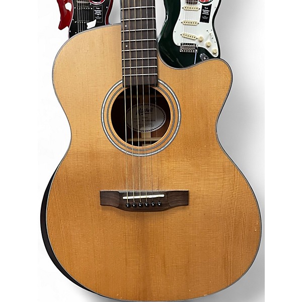 Used Mitchell T413CE Natural Acoustic Electric Guitar