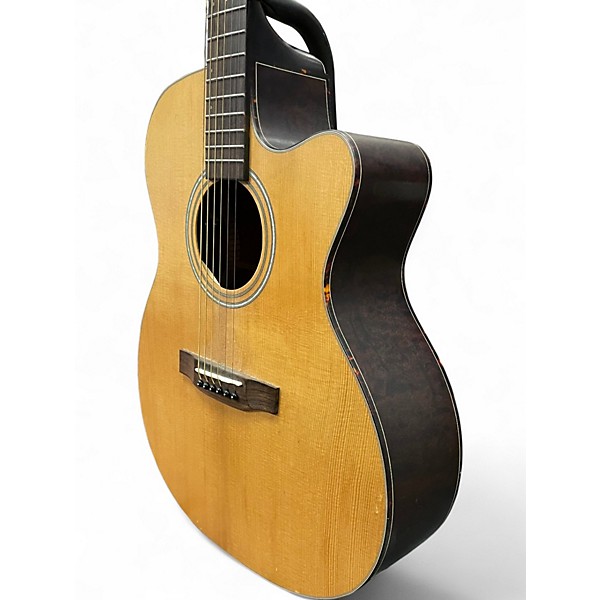 Used Mitchell T413CE Natural Acoustic Electric Guitar