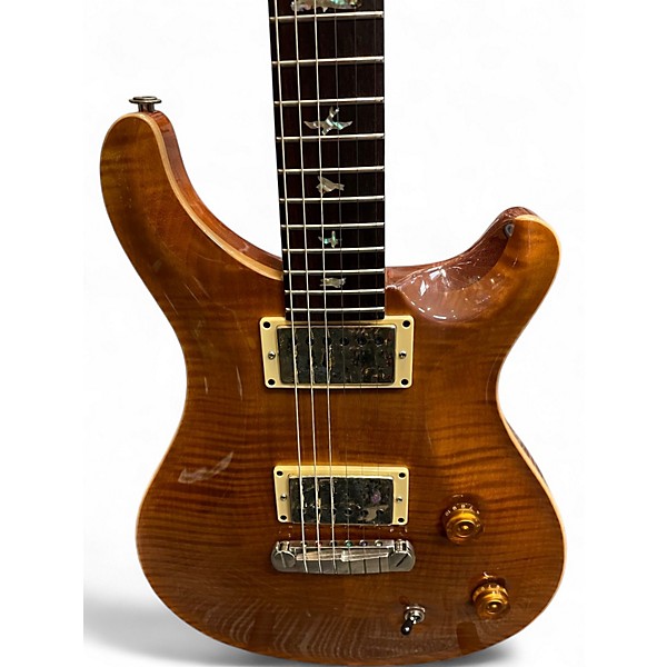 Used 2001 PRS Custom 22 10 Top Violin Amber Solid Body Electric Guitar