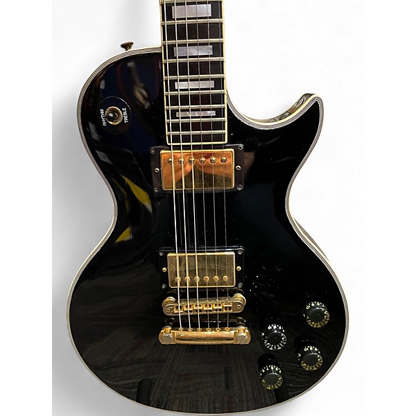 Vintage 1981 Gibson Les Paul Custom Ebony Solid Body Electric Guitar