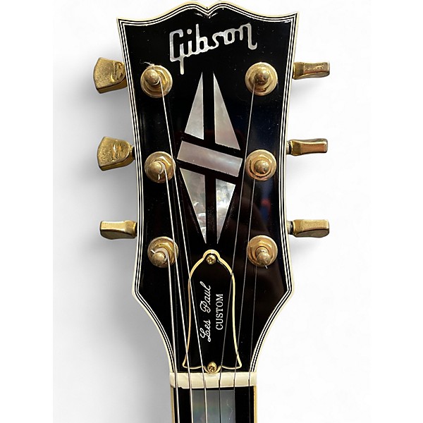 Vintage 1981 Gibson Les Paul Custom Ebony Solid Body Electric Guitar