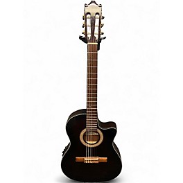 Used Ibanez GA35TCE Dark Violin Burst Classical Acoustic Electric Guitar