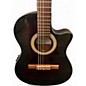 Used Ibanez GA35TCE Dark Violin Burst Classical Acoustic Electric Guitar