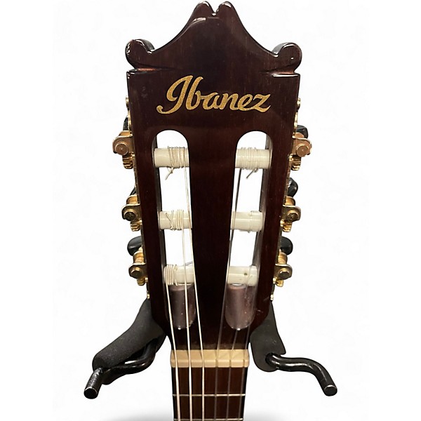 Used Ibanez GA35TCE Dark Violin Burst Classical Acoustic Electric Guitar