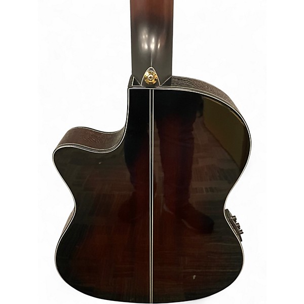Used Ibanez GA35TCE Dark Violin Burst Classical Acoustic Electric Guitar
