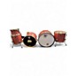 Used SJC Drums 5 Piece Custom pink sparkle Drum Kit thumbnail