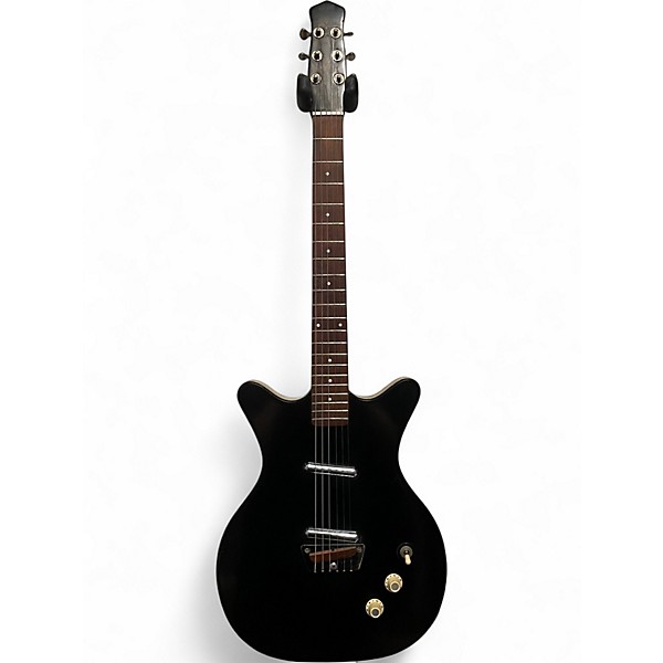 Used Danelectro 1950s DC2 Shorthorn Black Solid Body Electric Guitar