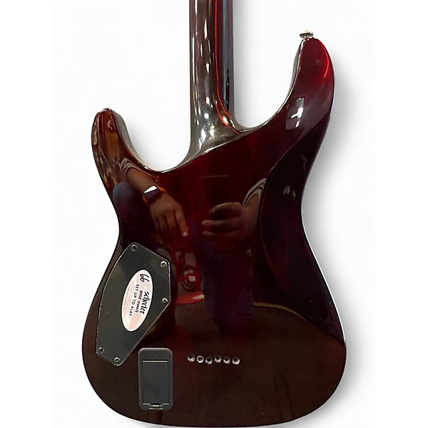 Used Schecter Guitar Research Hellraiser C1 Black Cherry Solid Body Electric Guitar
