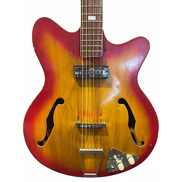 Used Kent americana orange burst Hollow Body Electric Guitar