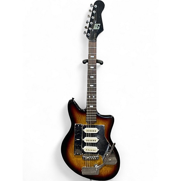 Used Guyatone LG130 2 Color Sunburst Solid Body Electric Guitar