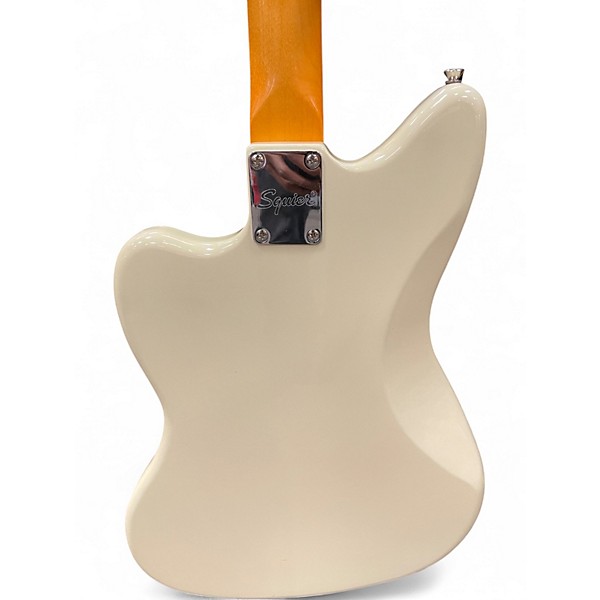 Used Squier J Mascis Jazzmaster Vintage White Solid Body Electric Guitar