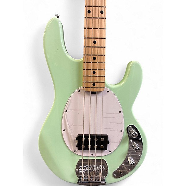 Used Sterling by Music Man Ray4 Sub Mint Green Electric Bass Guitar