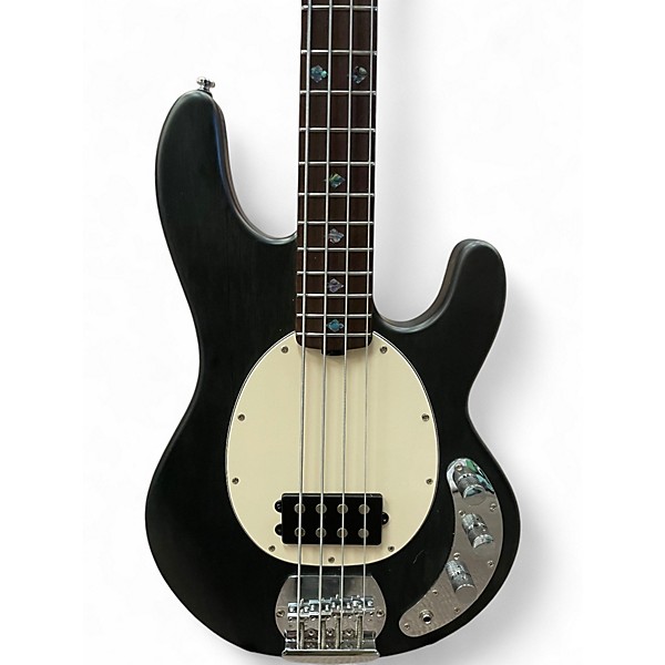 Used Sterling by Music Man STINGRAY Sub 4 TRANSPARENT BLACK Electric Bass Guitar