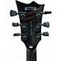 Used ESP LTD EC1000 PIEZO See Thru Black Solid Body Electric Guitar