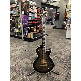 Used 2024 Gibson Les Paul Supreme Trans Black Solid Body Electric Guitar
