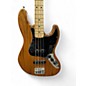 Used Fender  Limited Edition American Professional Jazz Bass  Natural Roasted Ash Electric Bass Guitar