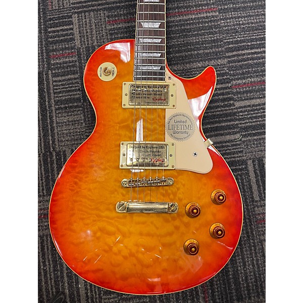 Used Epiphone Les Paul Ultra Cherry Sunburst Solid Body Electric Guitar
