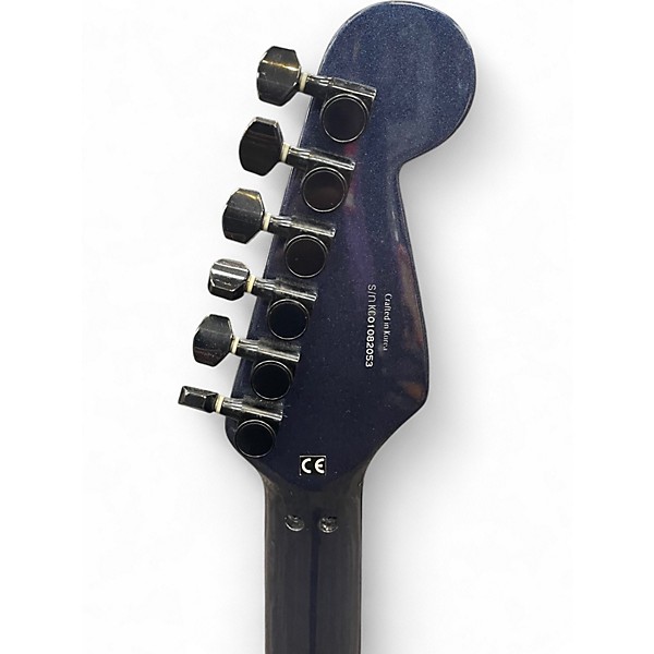 Used Squier Stagemaster Deluxe Metallic Blue Solid Body Electric Guitar