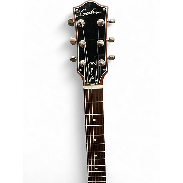 Used Godin RADIUM Green Solid Body Electric Guitar