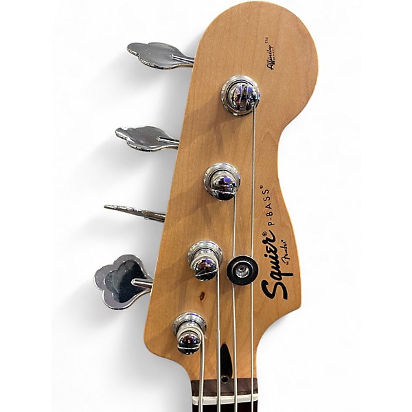 Used Squier Affinity Precision Bass Black Electric Bass Guitar