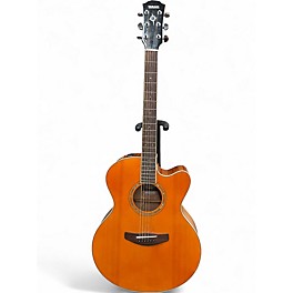 Used Yamaha CPX600 Natural Acoustic Electric Guitar