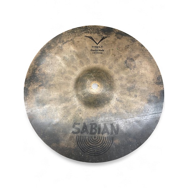 Used SABIAN 13in Vault Fierce Hihat Pair Cymbal