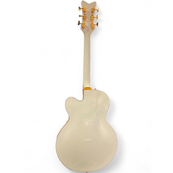 Used 2020s Gretsch Guitars G6139 White Falcon Pearl White Hollow Body Electric Guitar