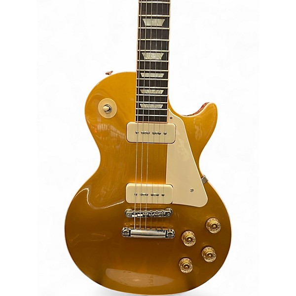 Used 2018 Gibson Les Paul Classic Gold Solid Body Electric Guitar