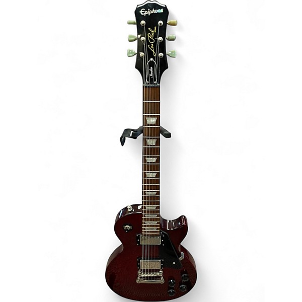 Used Epiphone Les Paul Studio Wine Red Solid Body Electric Guitar