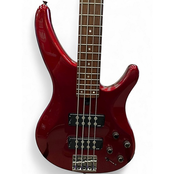 Used Yamaha TRBX304 Candy Apple Red Electric Bass Guitar