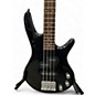 Used Ibanez GIO MICRO BLACK WITH CUSTOM PAINT Electric Bass Guitar