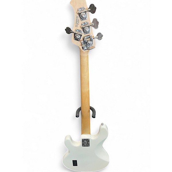 Used Ernie Ball Music Man STINGRAY SLO SPECIAL WHITE Electric Bass Guitar