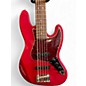 Used Fender Deluxe Jazz Bass V 5 String Torino Red Electric Bass Guitar