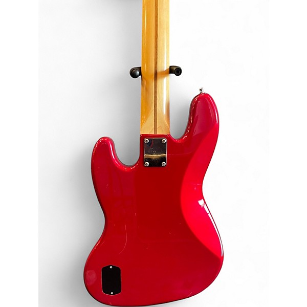 Used Fender Deluxe Jazz Bass V 5 String Torino Red Electric Bass Guitar