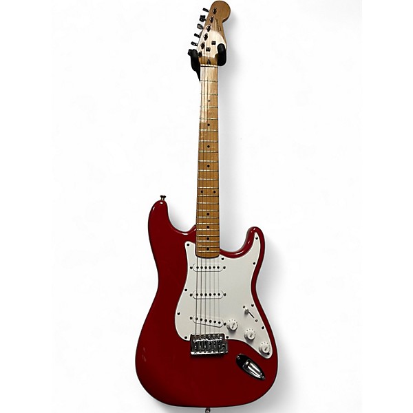 Used Fender Squier II Stratocaster Red Solid Body Electric Guitar