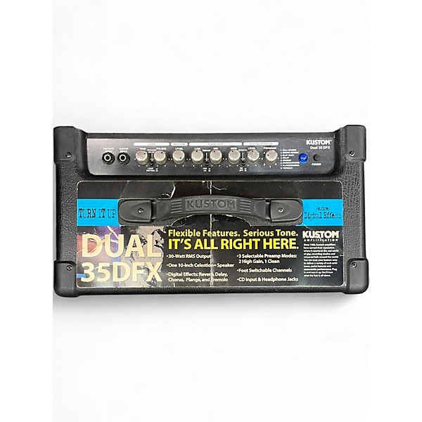 Used Kustom Dual 35 Dfx Guitar Combo Amp