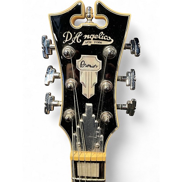 Used D'Angelico Premier Series Bedford Offset Black Solid Body Electric Guitar