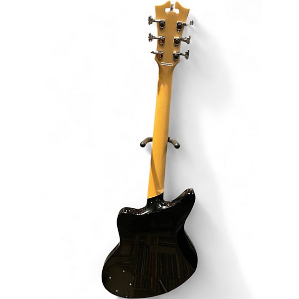 Used D'Angelico Premier Series Bedford Offset Black Solid Body Electric Guitar