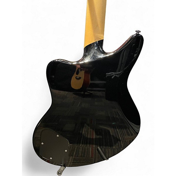 Used D'Angelico Premier Series Bedford Offset Black Solid Body Electric Guitar