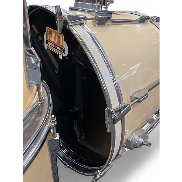 Used Pearl 4 Piece Export Vintage White Drum Kit