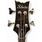 Used Schecter Guitar Research Stiletto Elite 4 String Black Electric Bass Guitar