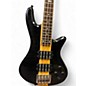Used Schecter Guitar Research Stiletto Elite 4 String Black Electric Bass Guitar