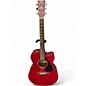 Used Yamaha FSX800C Ruby Red Acoustic Electric Guitar thumbnail