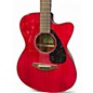 Used Yamaha FSX800C Ruby Red Acoustic Electric Guitar