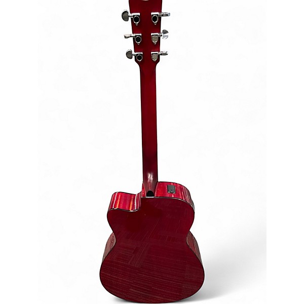 Used Yamaha FSX800C Ruby Red Acoustic Electric Guitar