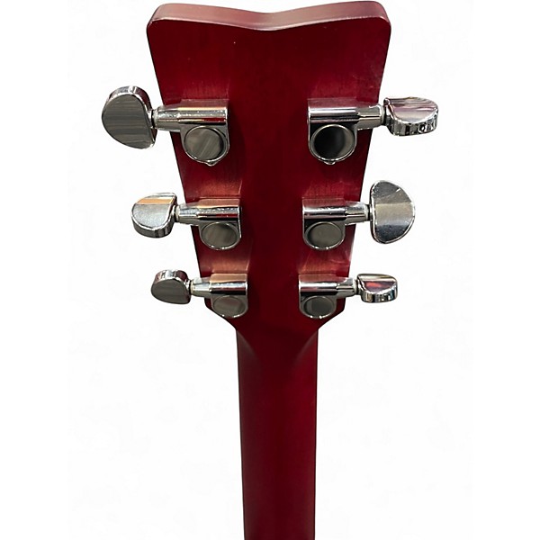 Used Yamaha FSX800C Ruby Red Acoustic Electric Guitar