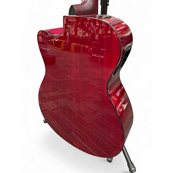 Used Yamaha FSX800C Ruby Red Acoustic Electric Guitar