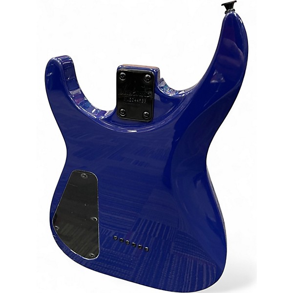 Used Jackson JS32TQ Dinky Trans Blue Solid Body Electric Guitar